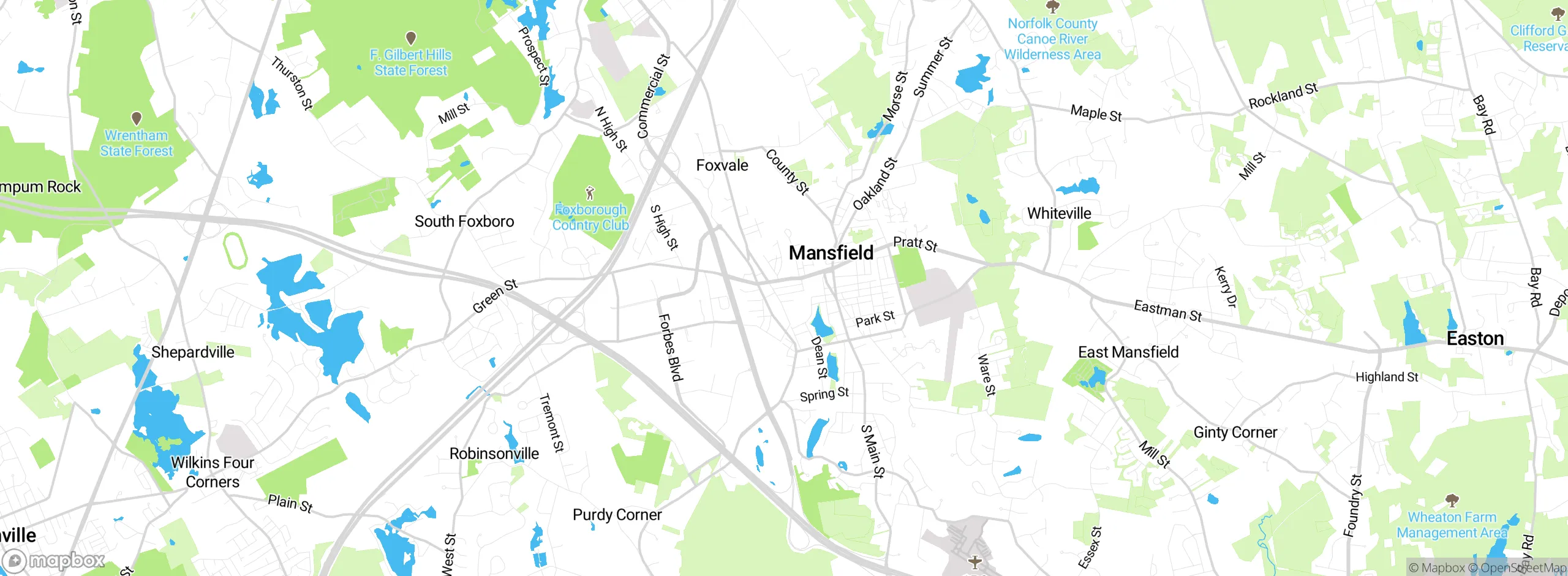 Map showing approximate location