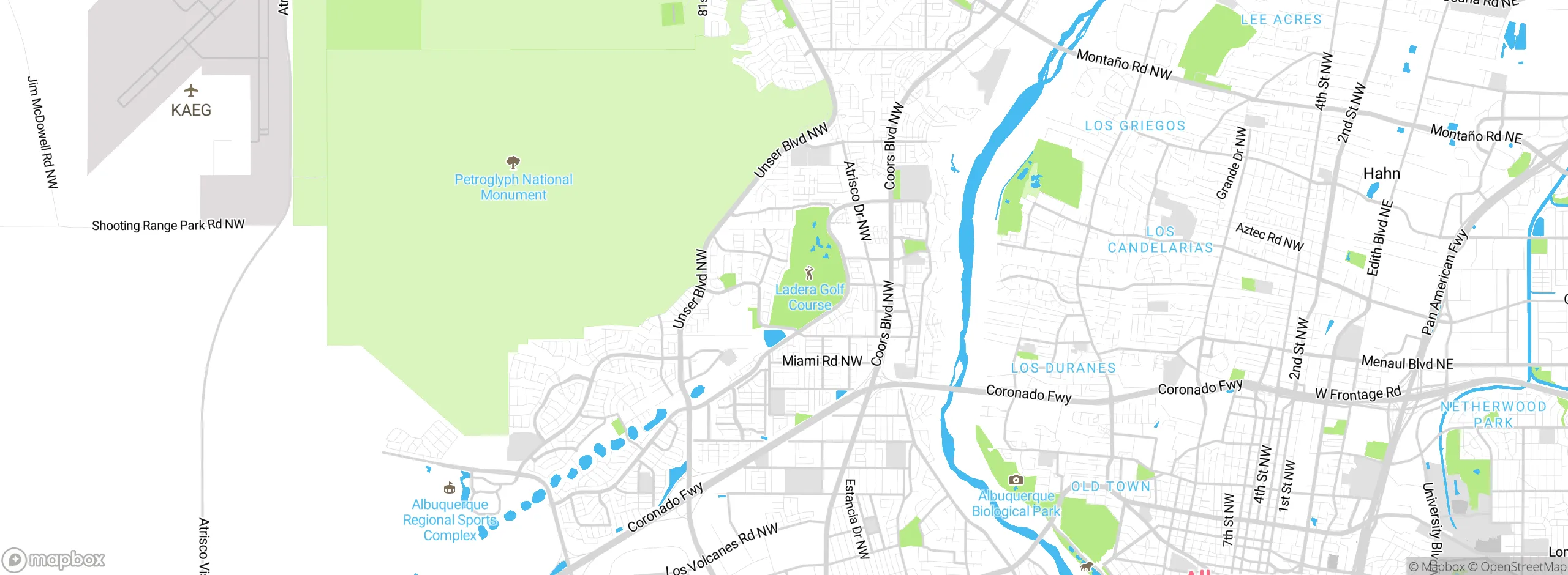 Map showing approximate location