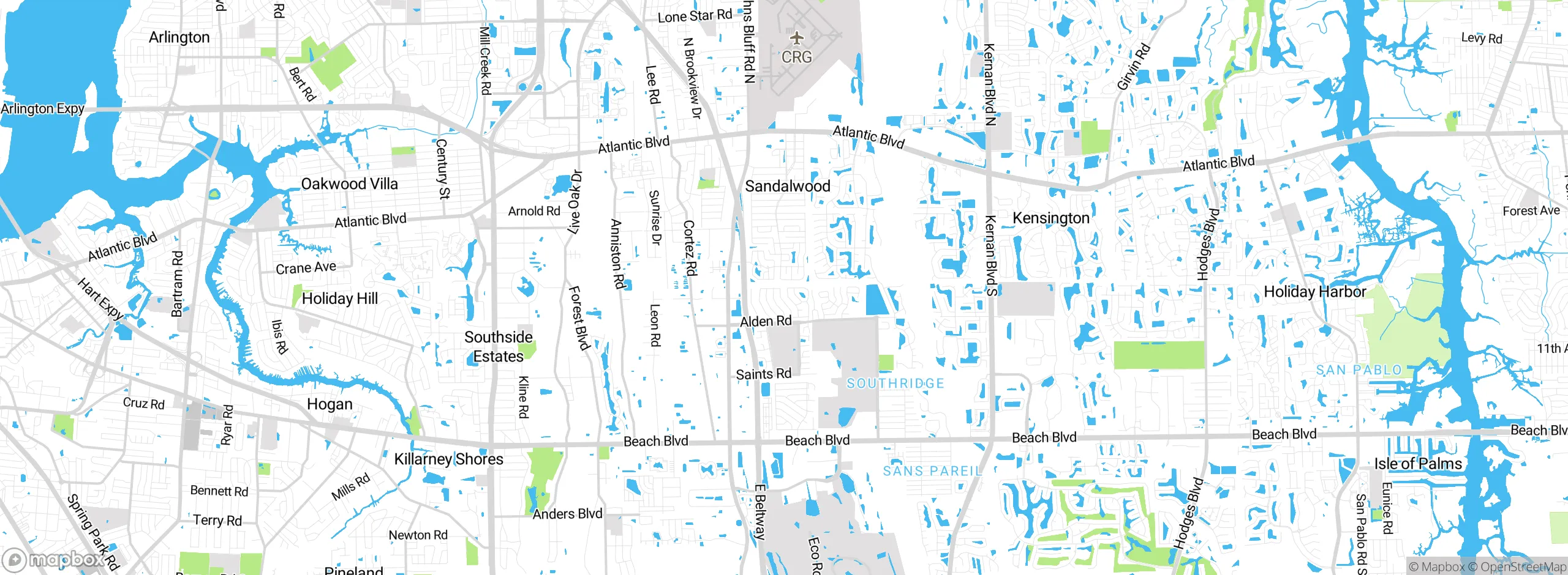 Map showing approximate location
