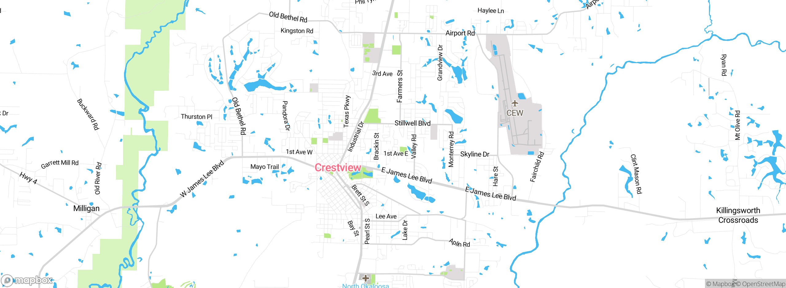 Map showing approximate location