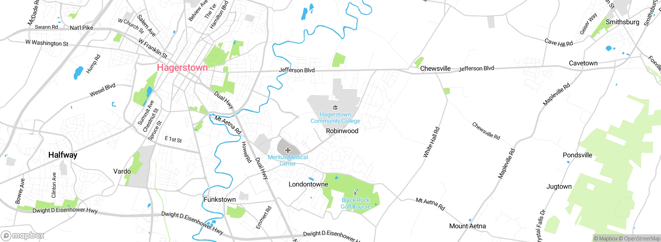 Map showing approximate location