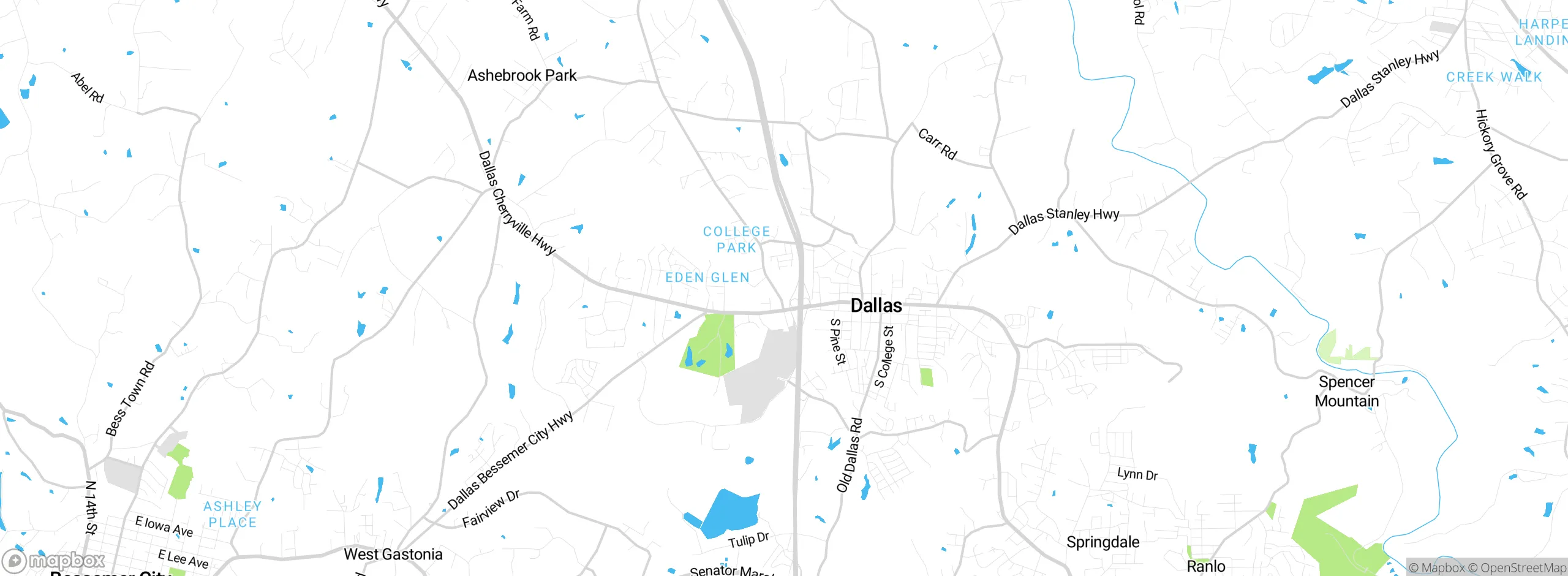 Map showing approximate location