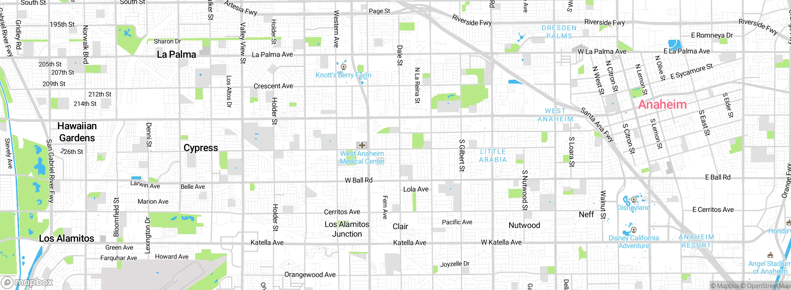 Map showing approximate location