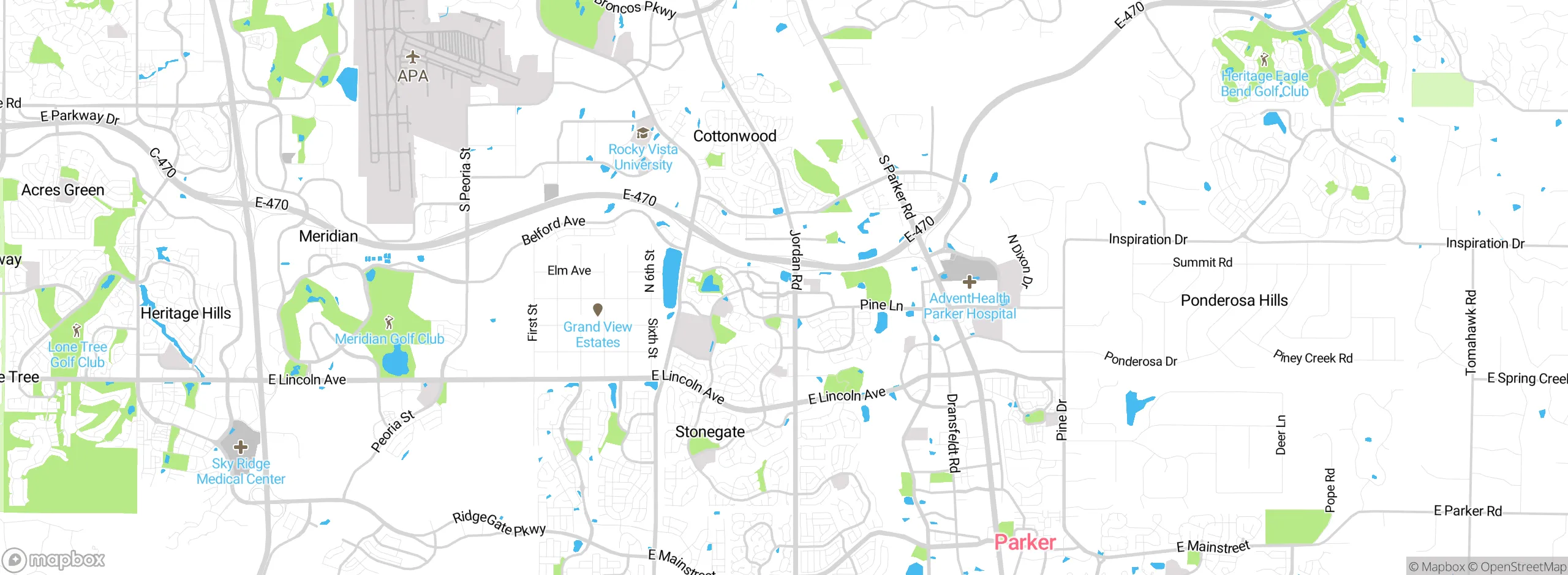 Map showing approximate location