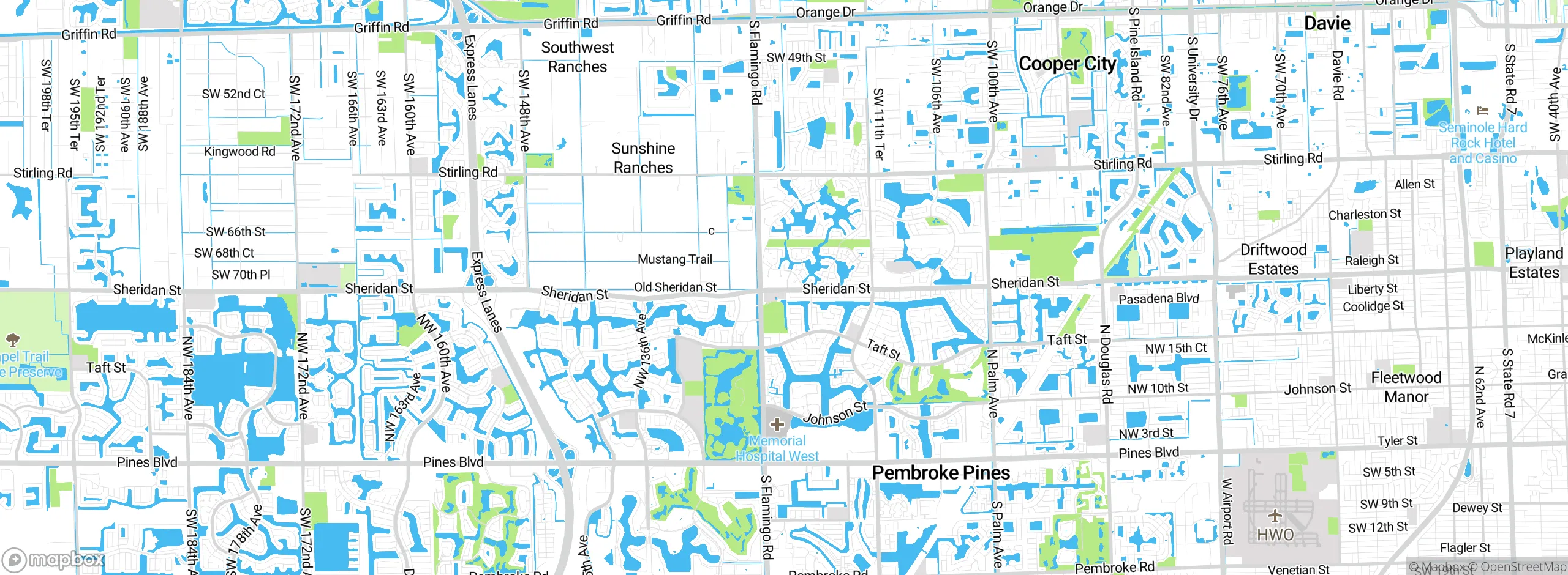 Map showing approximate location