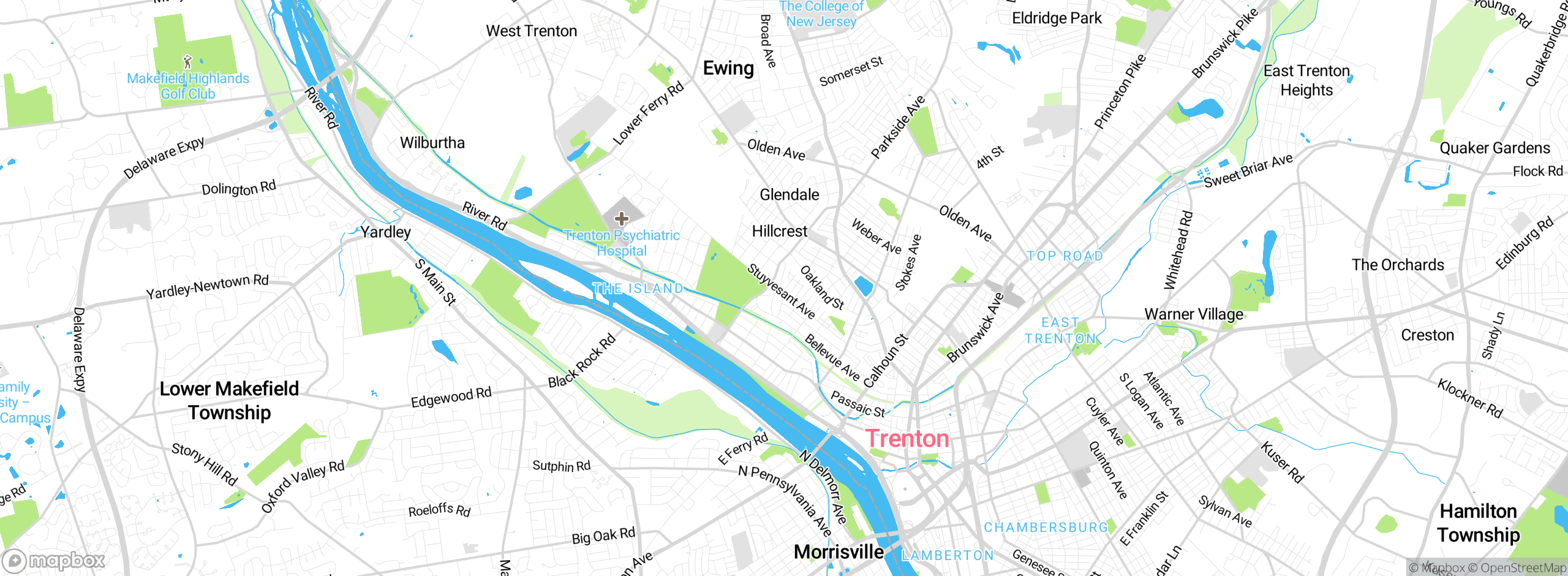 Map showing approximate location