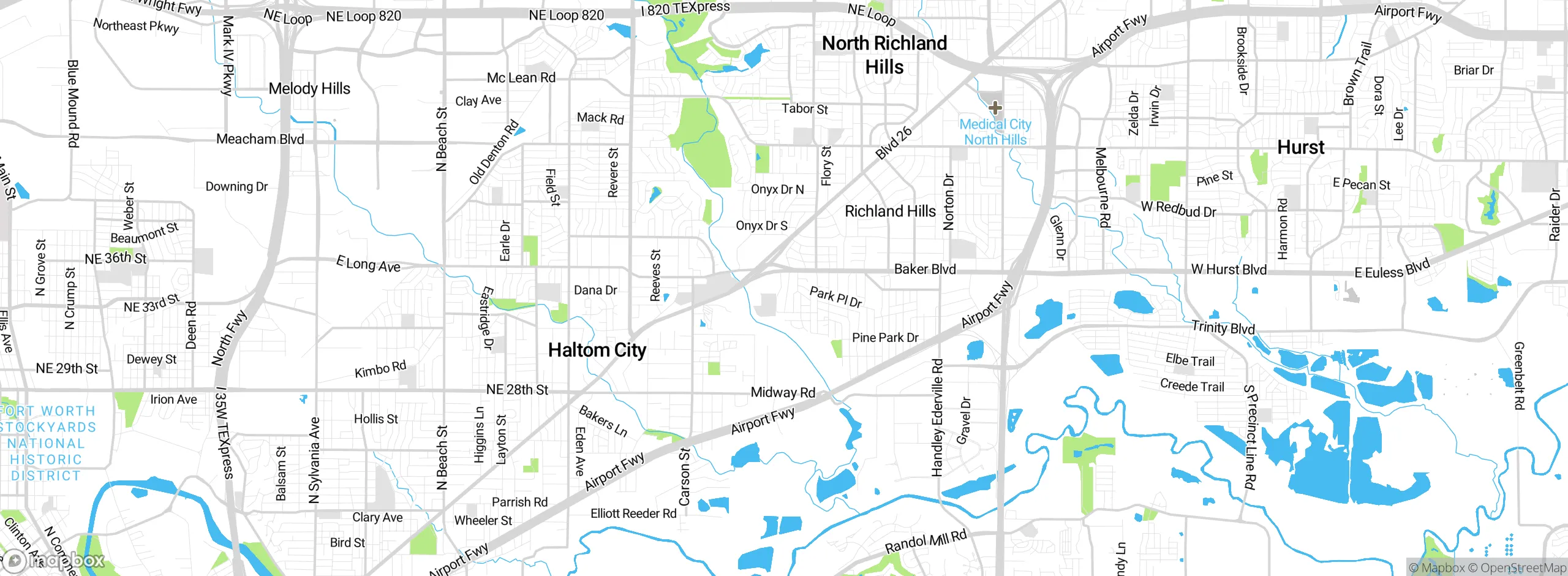 Map showing approximate location