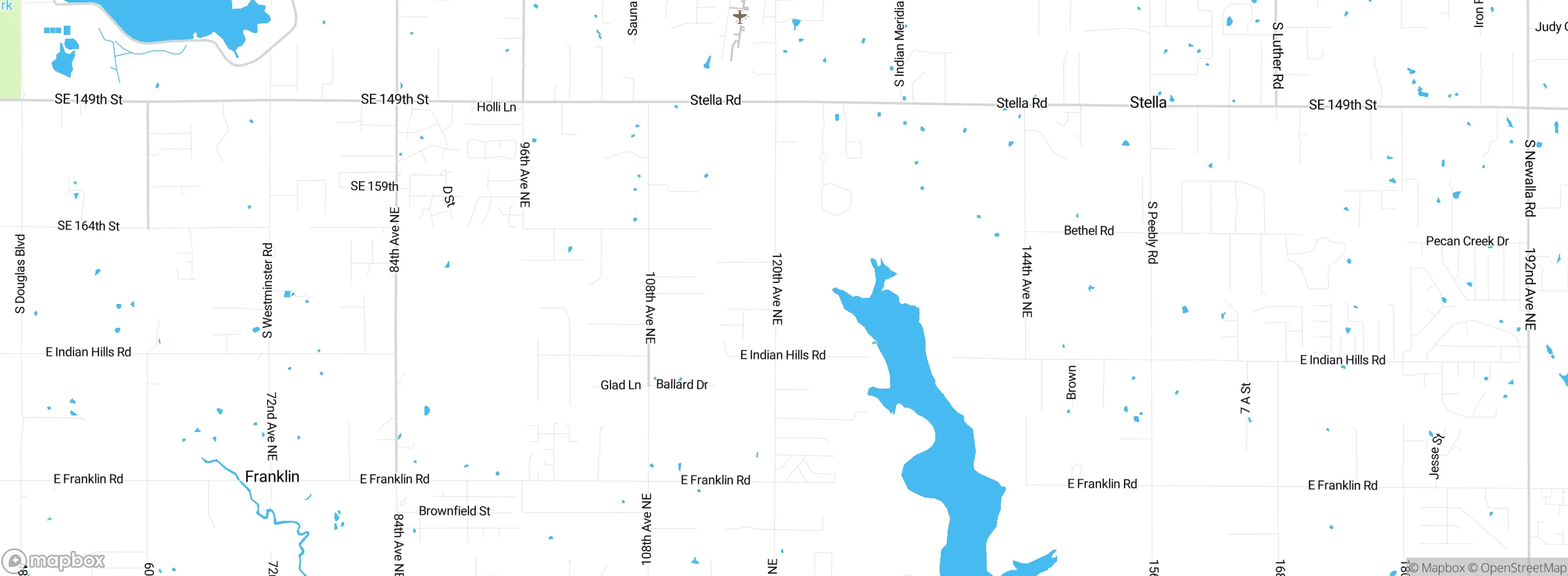 Map showing approximate location