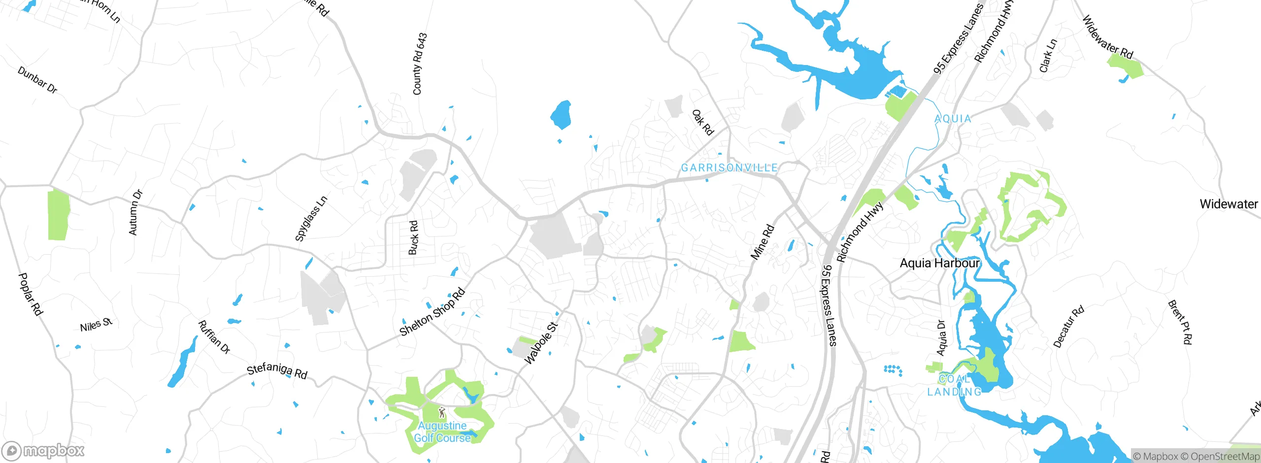 Map showing approximate location