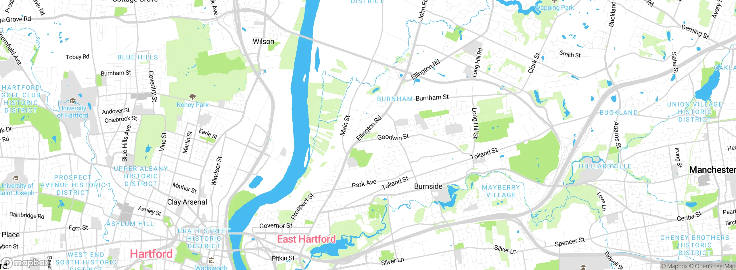 Map showing approximate location