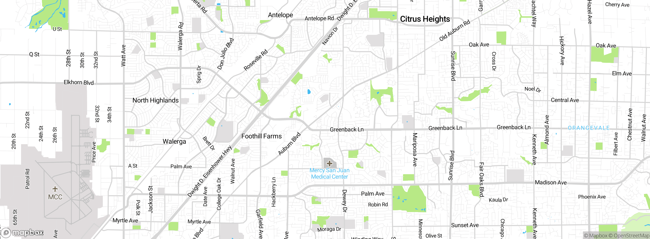 Map showing approximate location