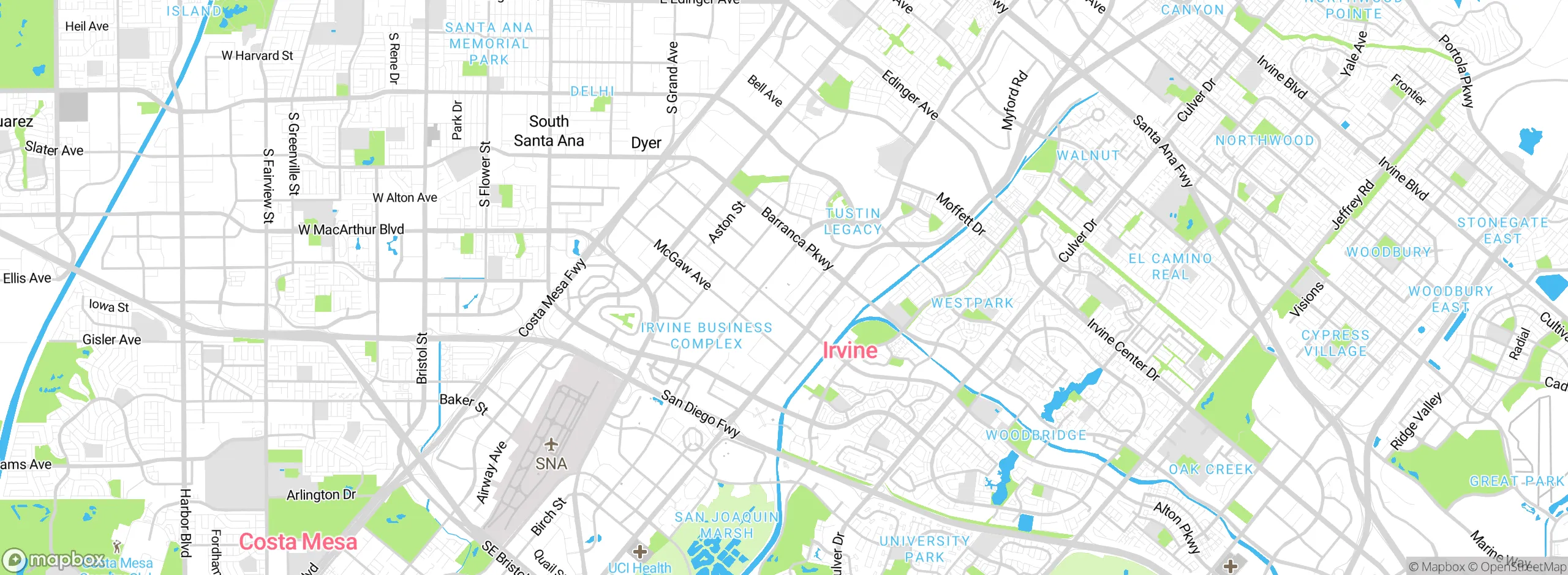 Map showing approximate location