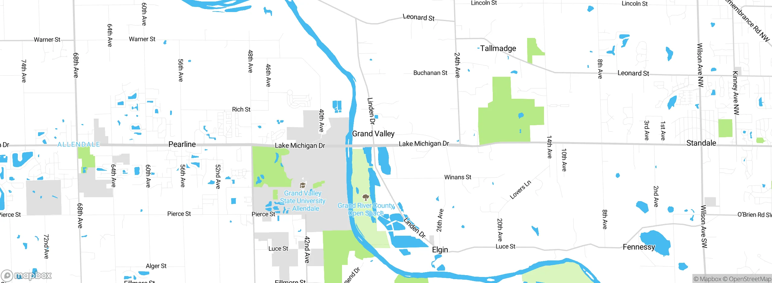 Map showing approximate location
