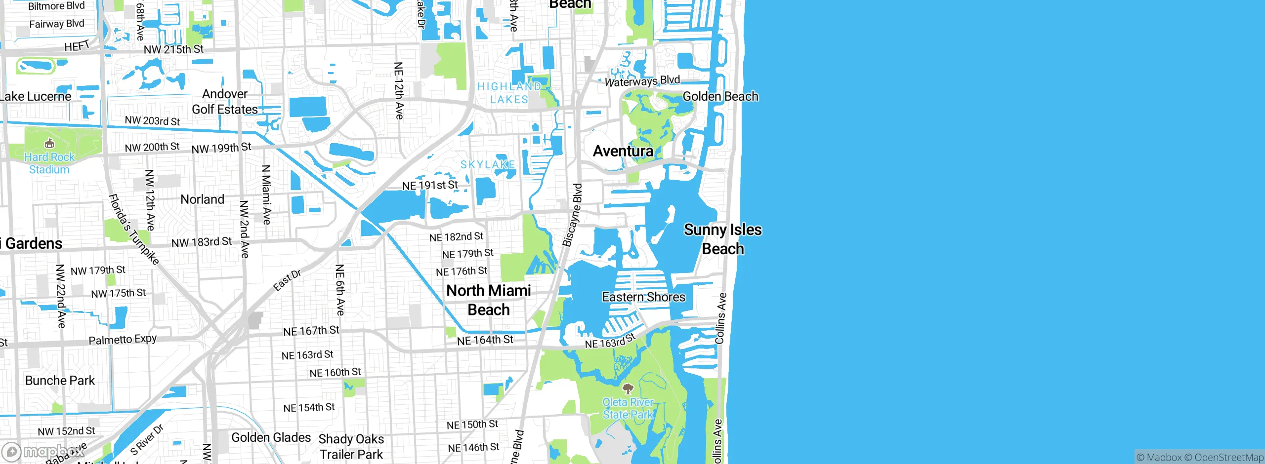 Map showing approximate location