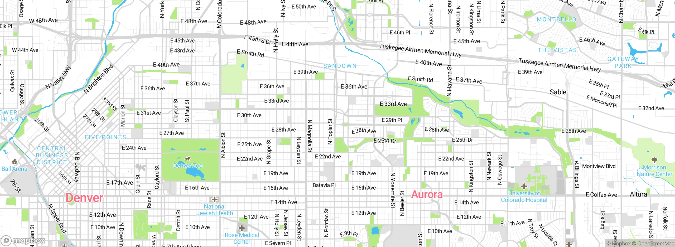 Map showing approximate location