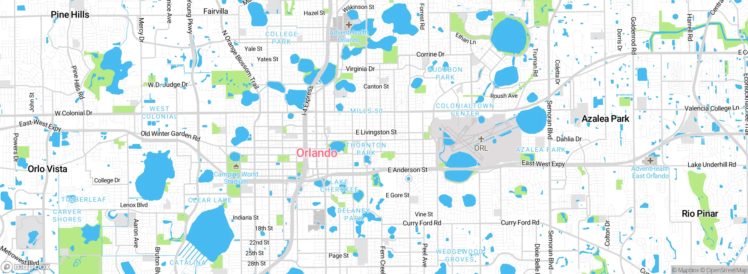 Map showing approximate location