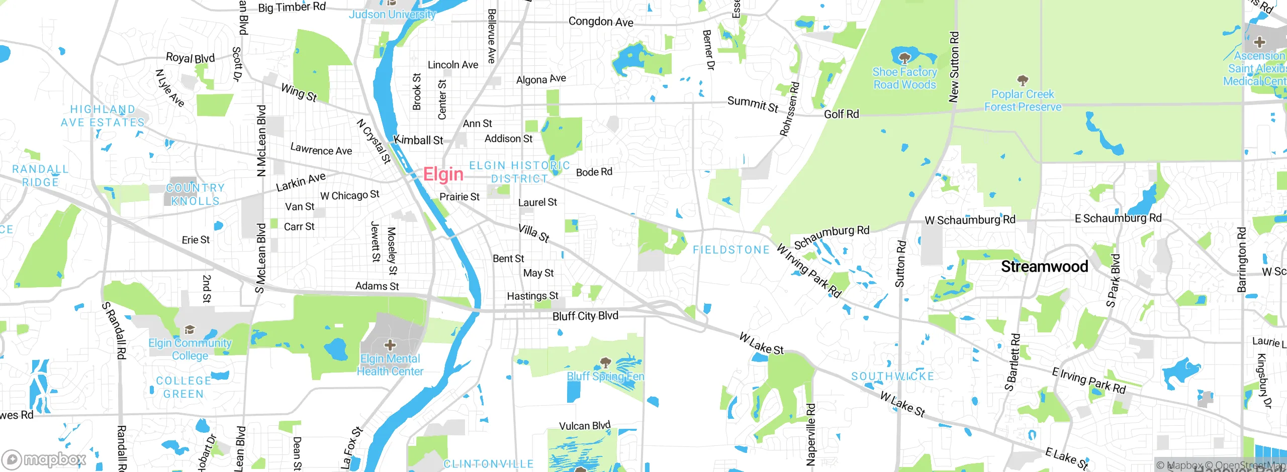 Map showing approximate location
