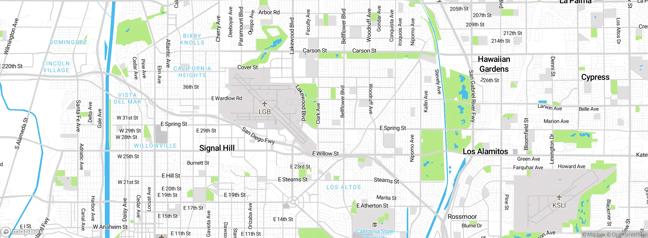 Map showing approximate location