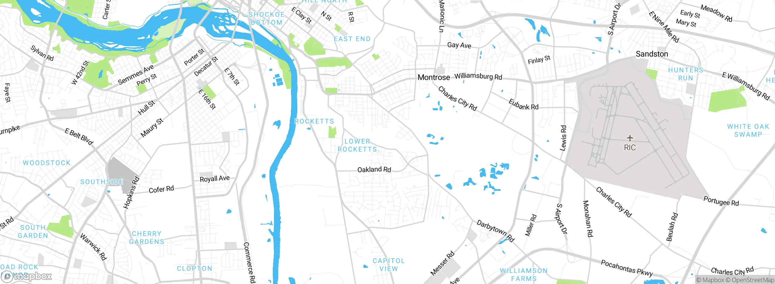 Map showing approximate location