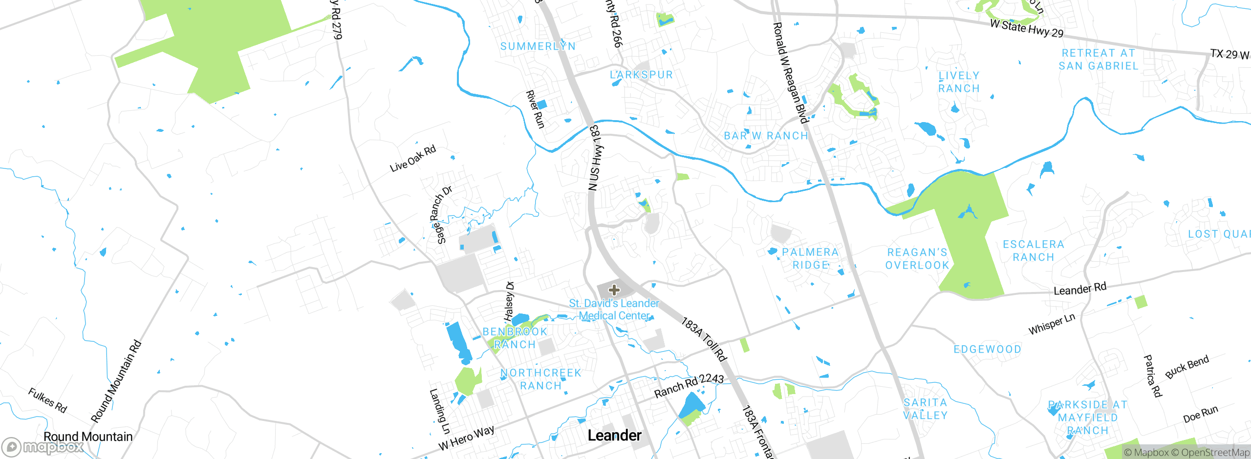 Map showing approximate location