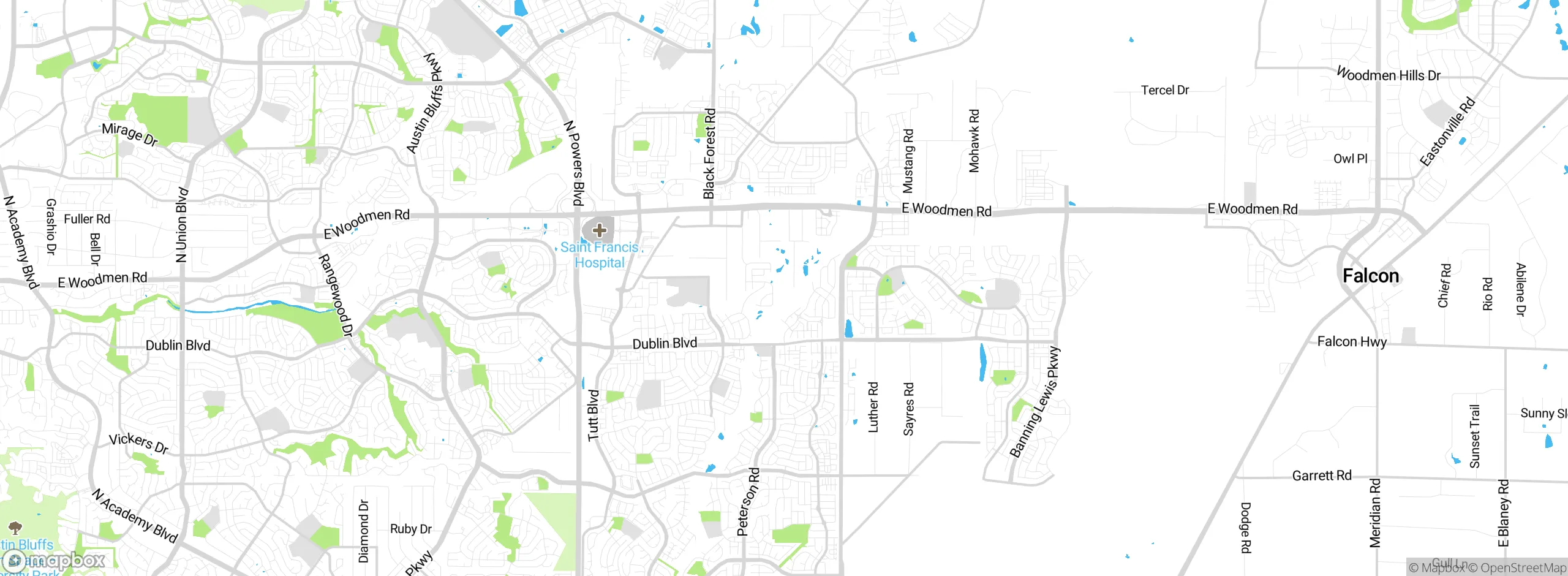 Map showing approximate location