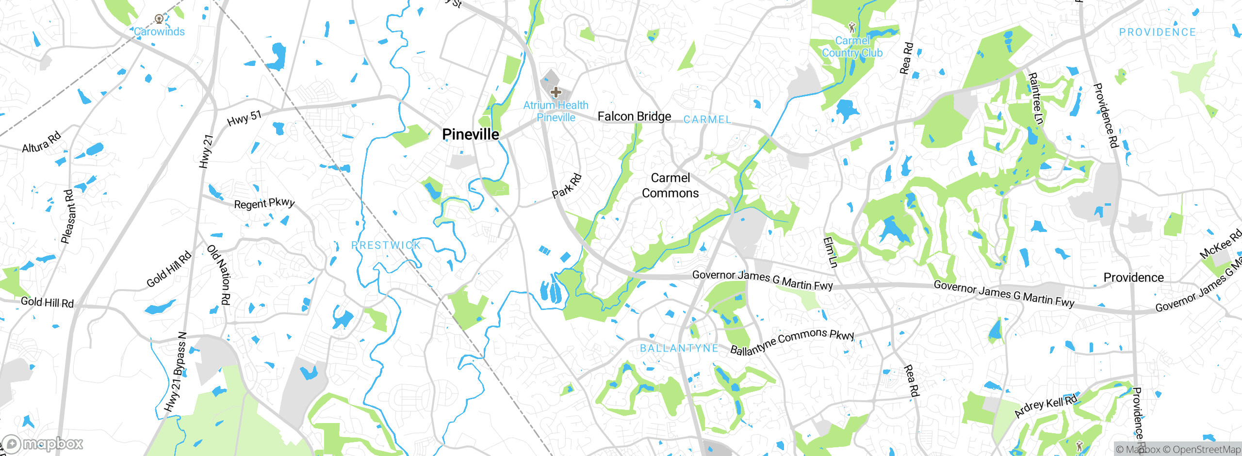 Map showing approximate location
