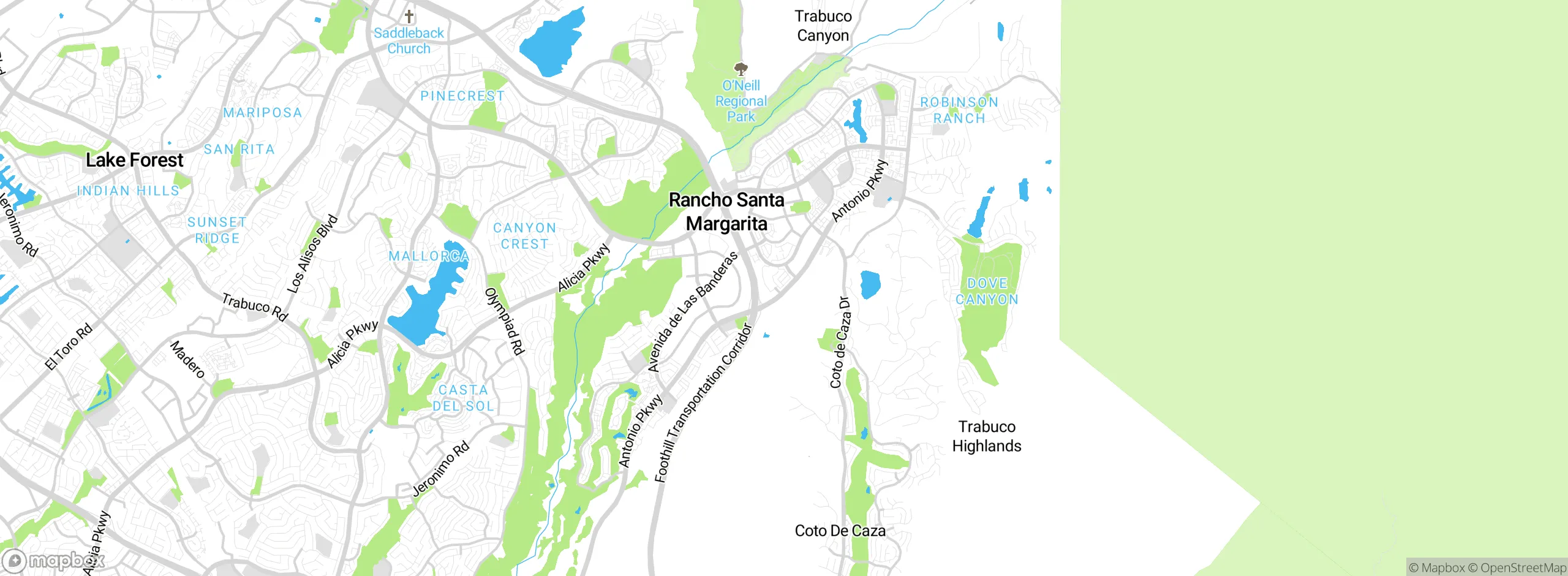 Map showing approximate location