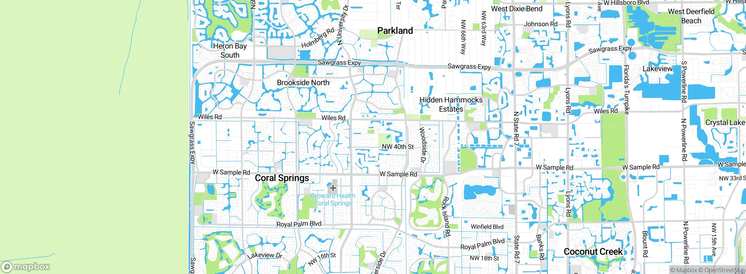 Map showing approximate location