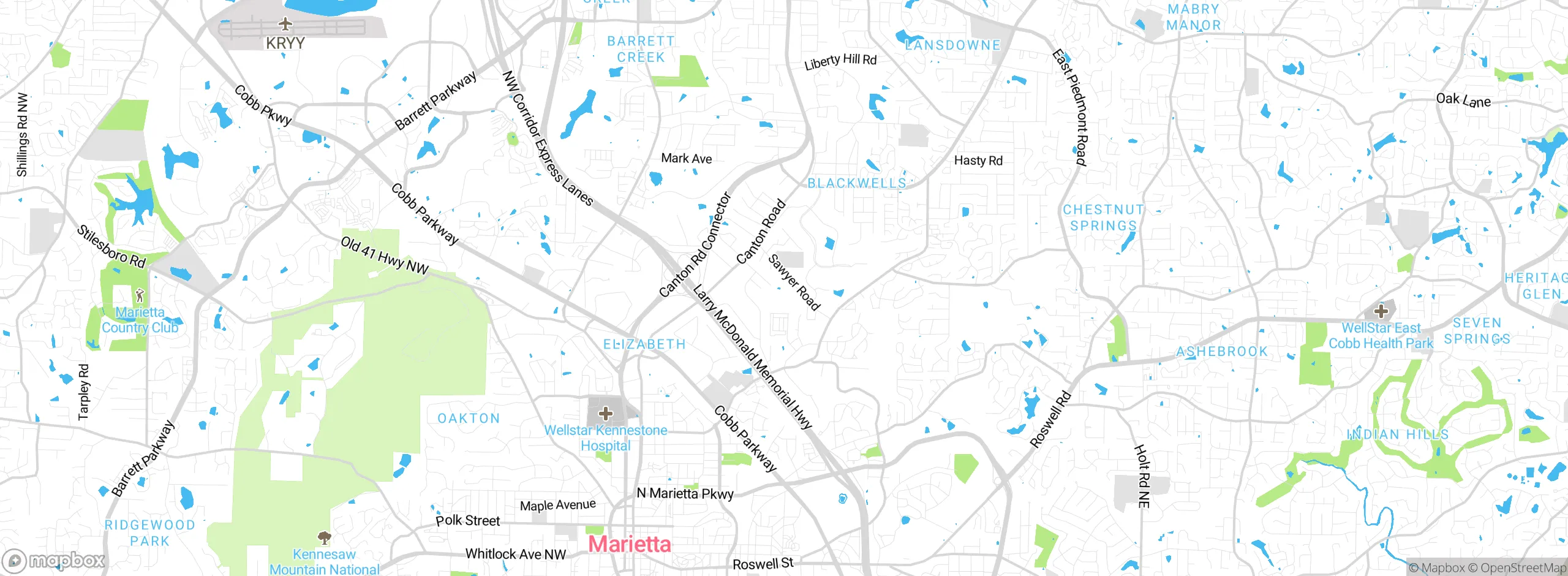 Map showing approximate location