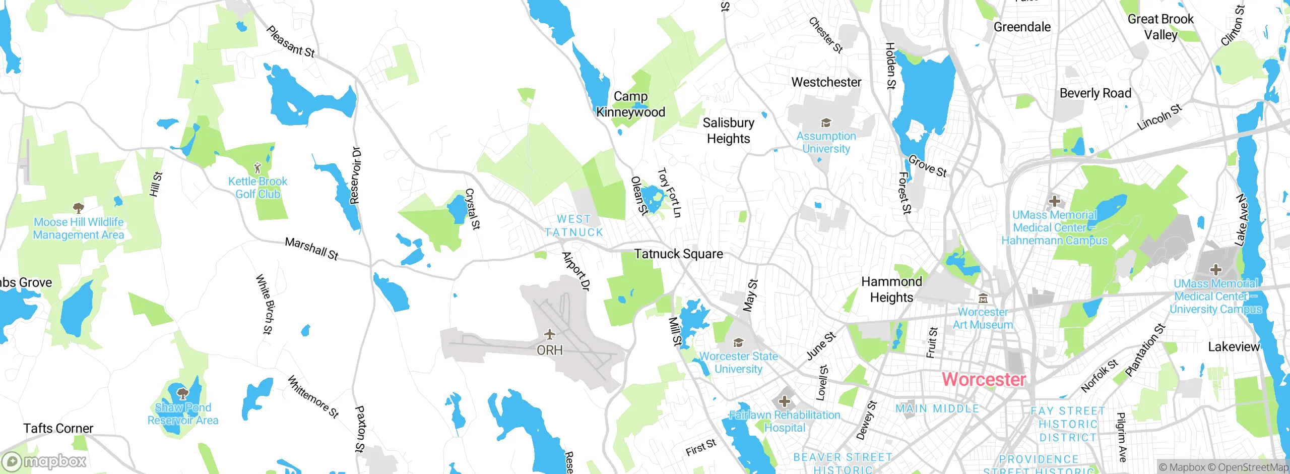 Map showing approximate location
