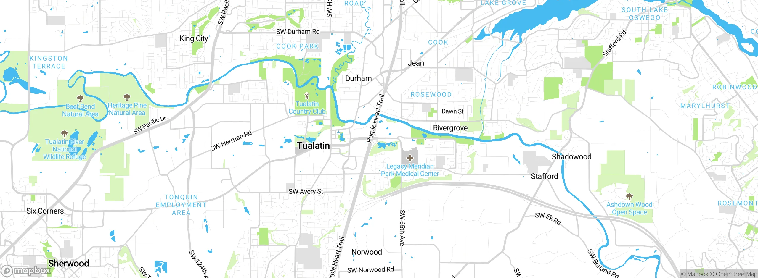 Map showing approximate location