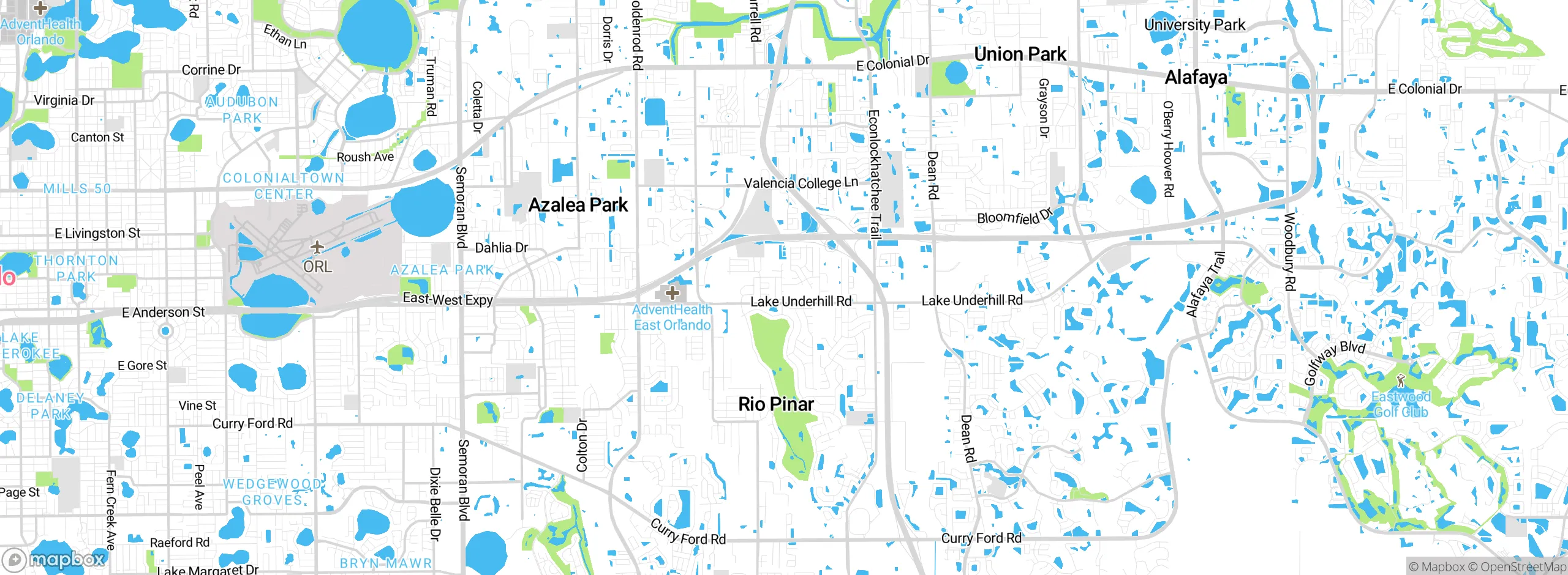 Map showing approximate location