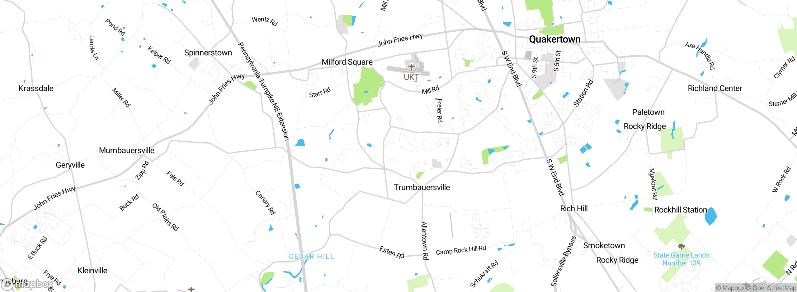 Map showing approximate location