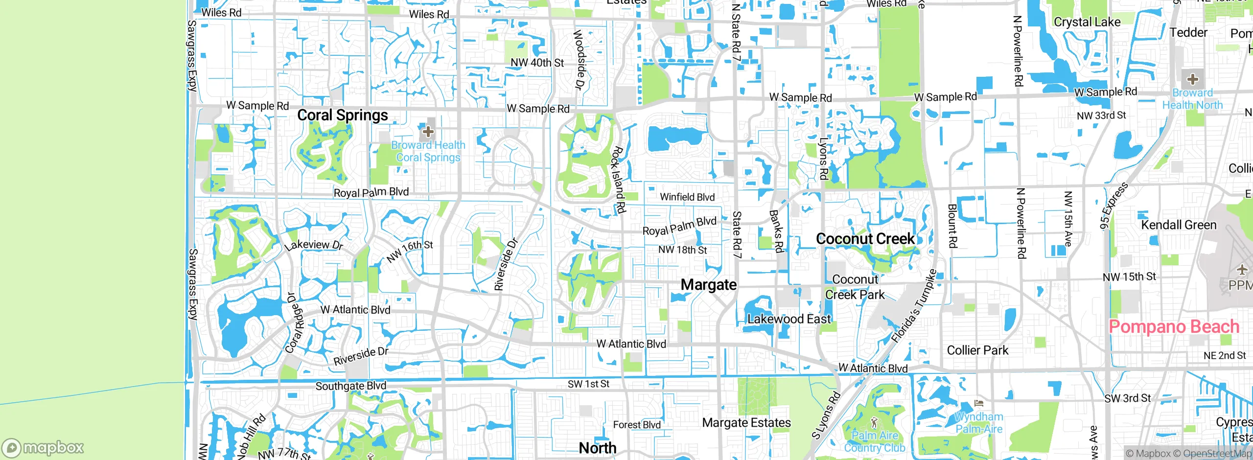 Map showing approximate location