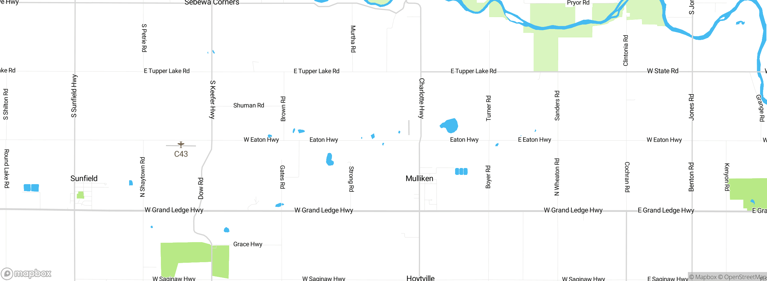 Map showing approximate location