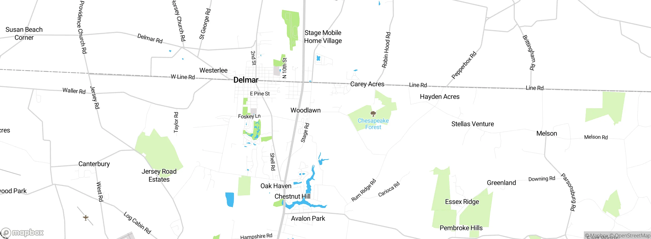 Map showing approximate location