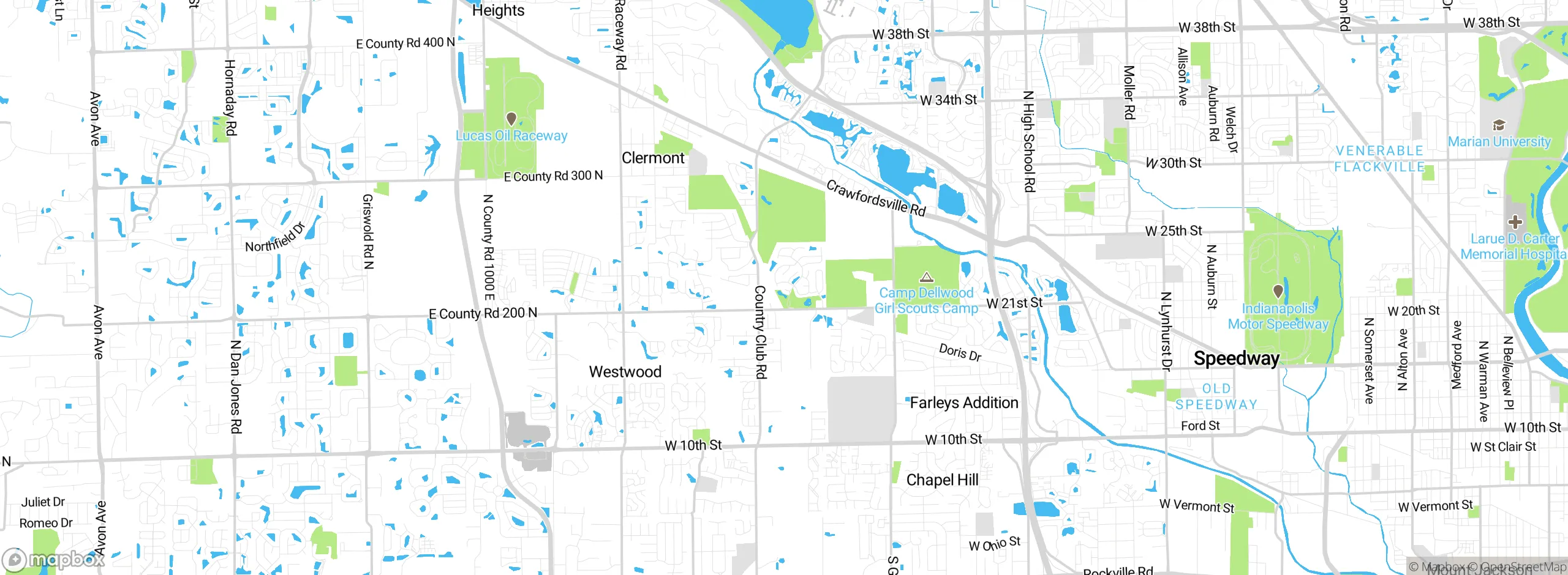 Map showing approximate location