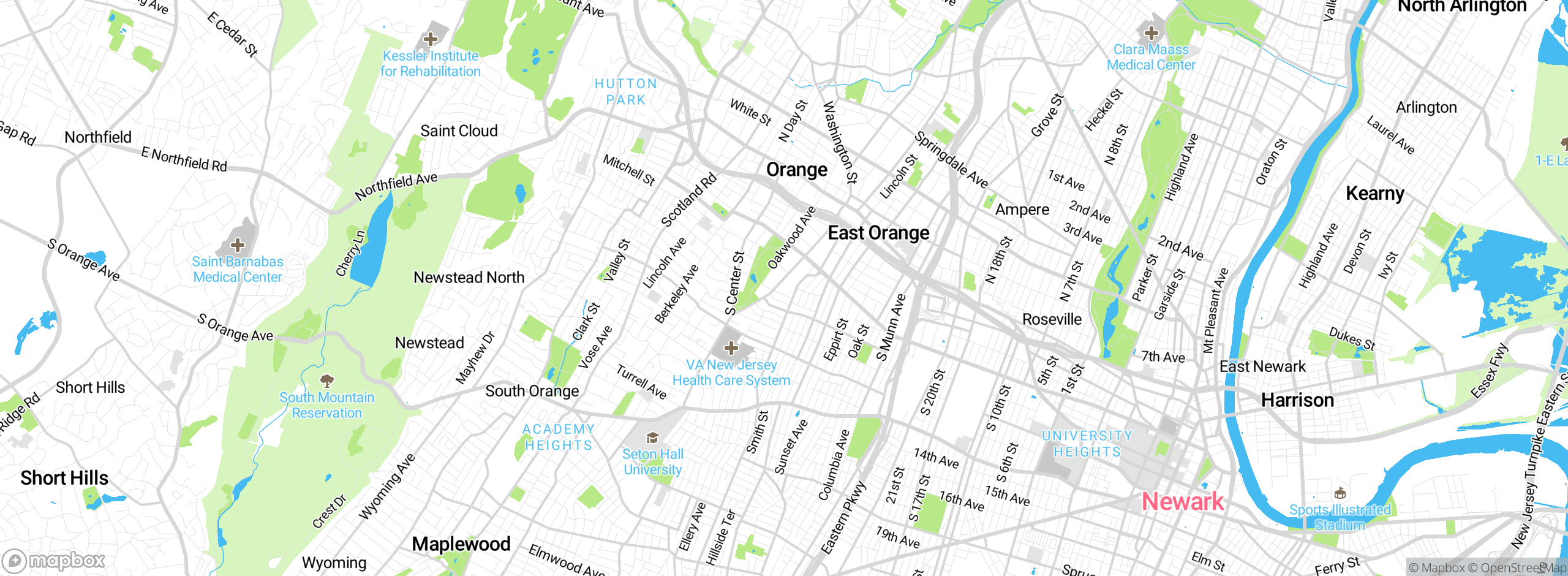 Map showing approximate location