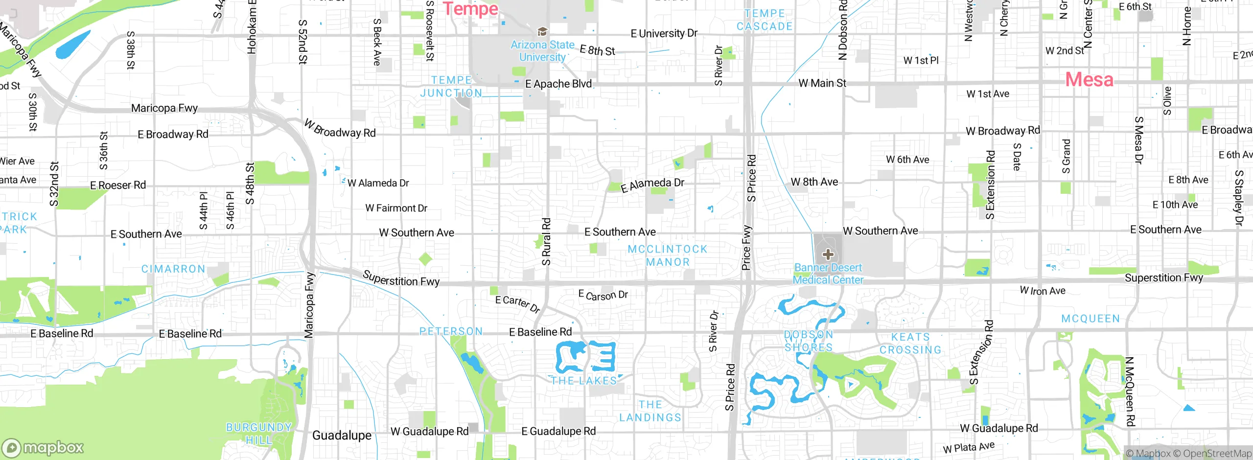 Map showing approximate location