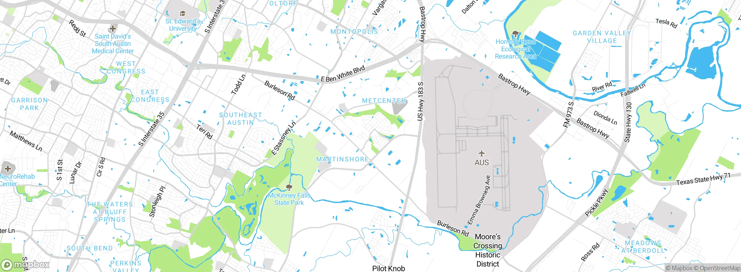 Map showing approximate location