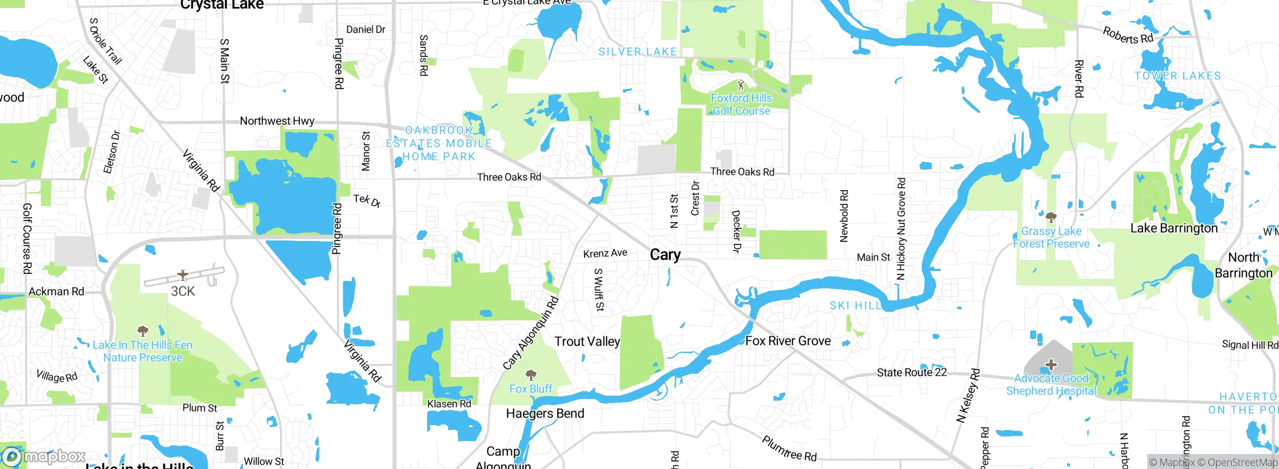 Map showing approximate location
