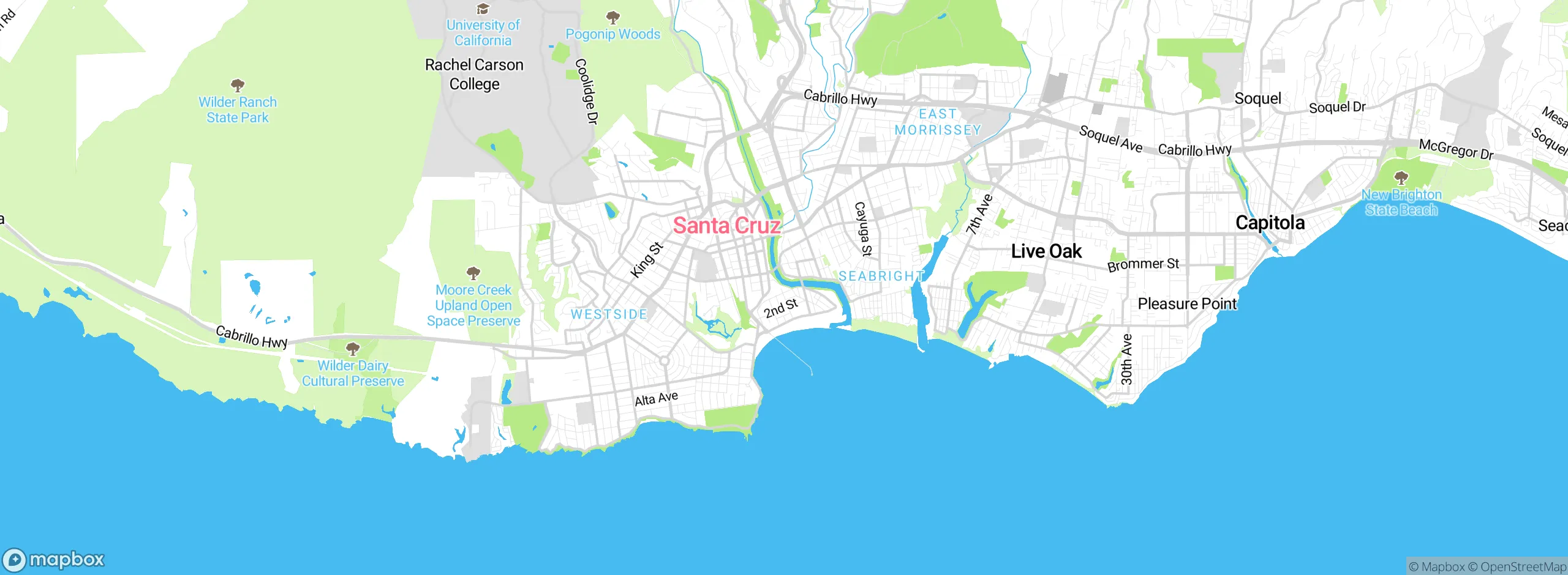 Map showing approximate location