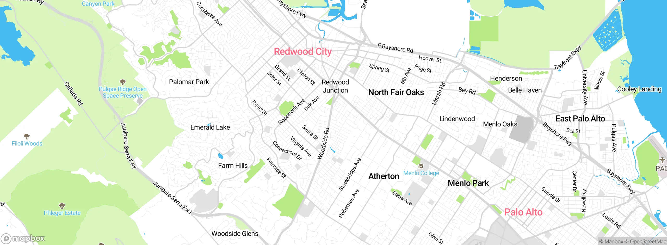 Map showing approximate location