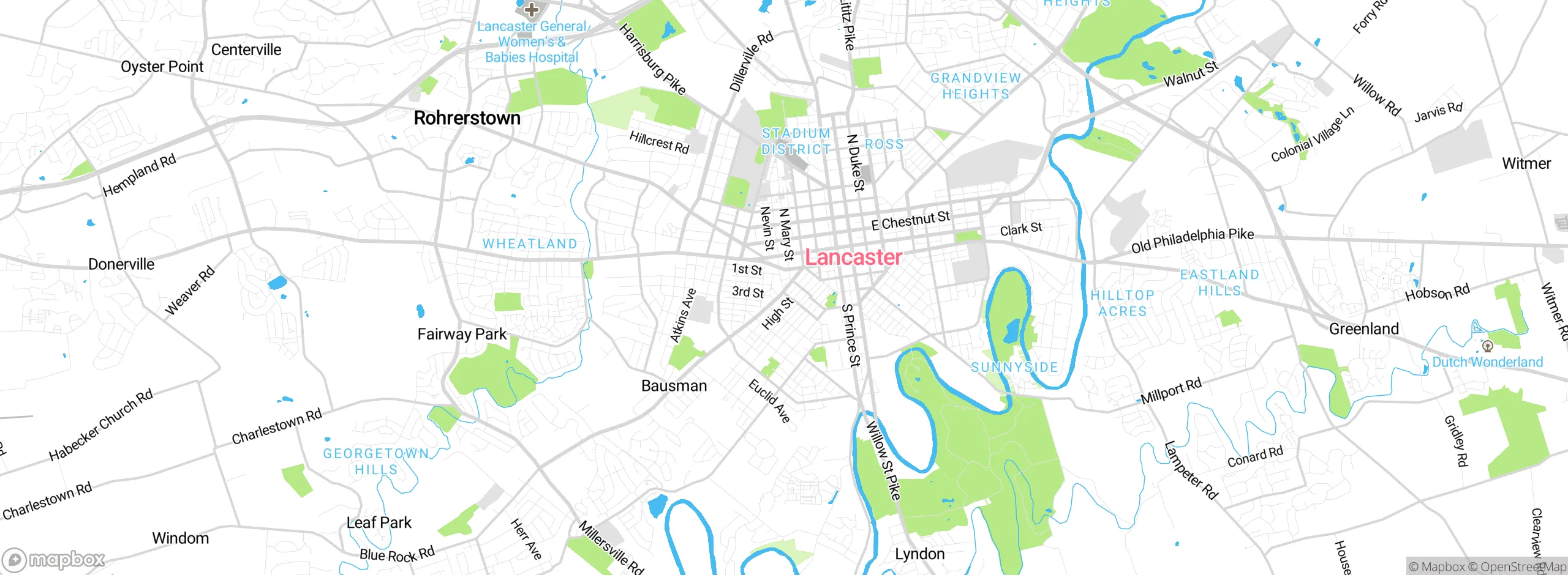 Map showing approximate location