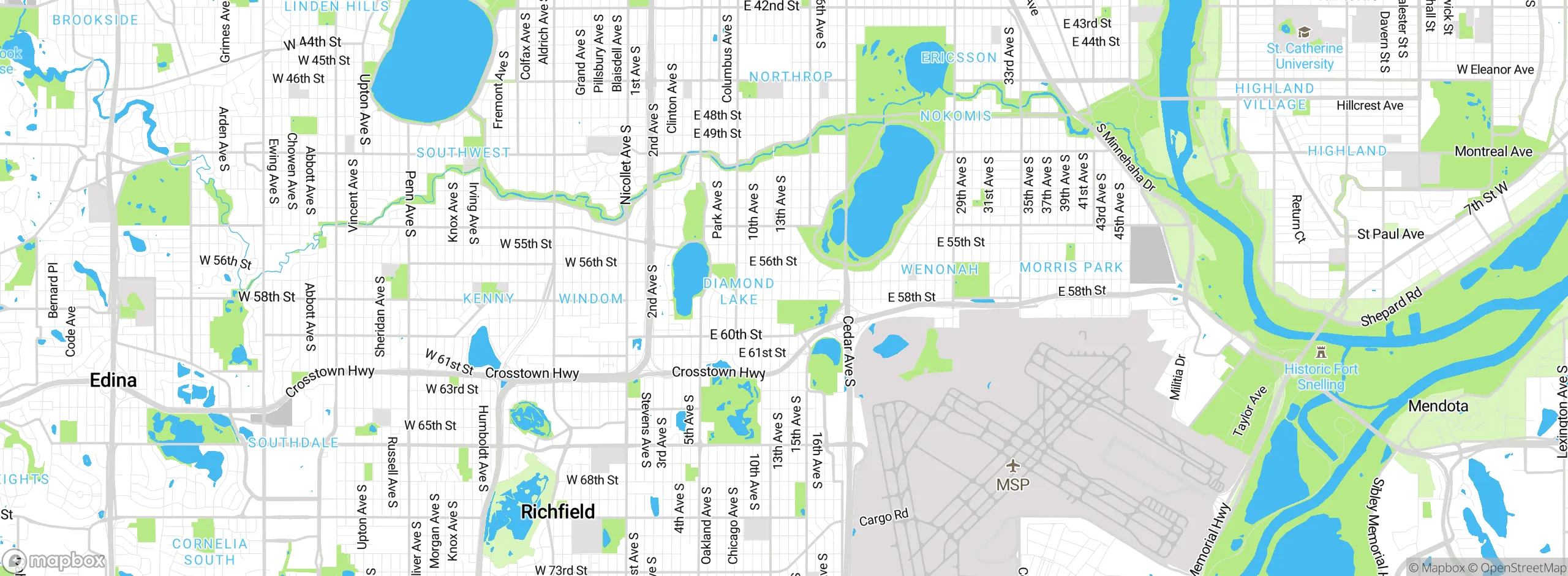 Map showing approximate location