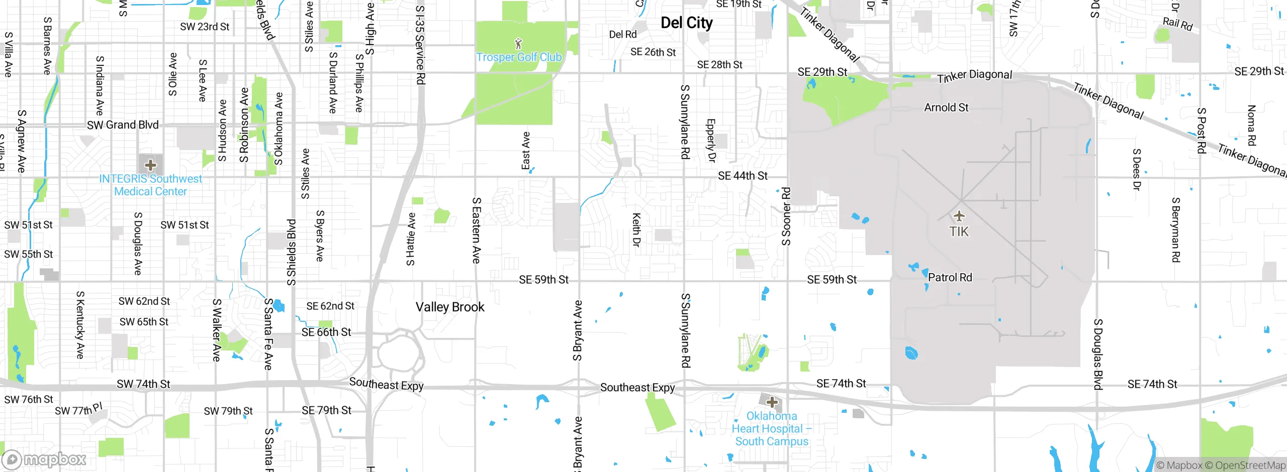 Map showing approximate location