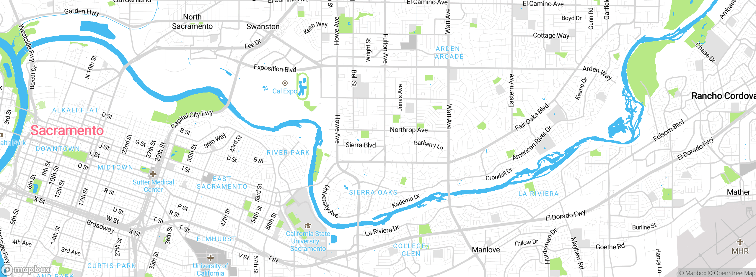 Map showing approximate location