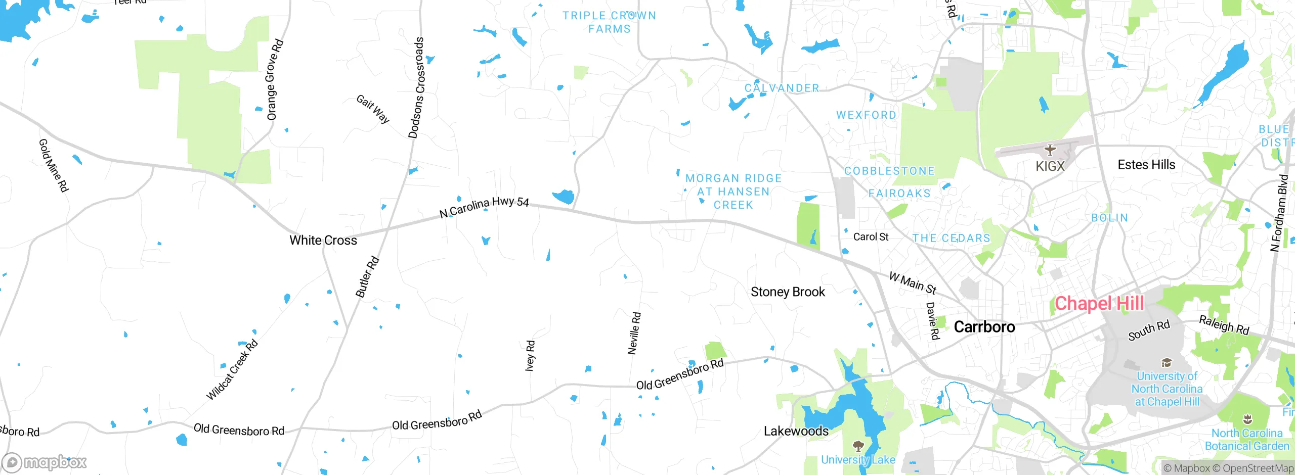 Map showing approximate location