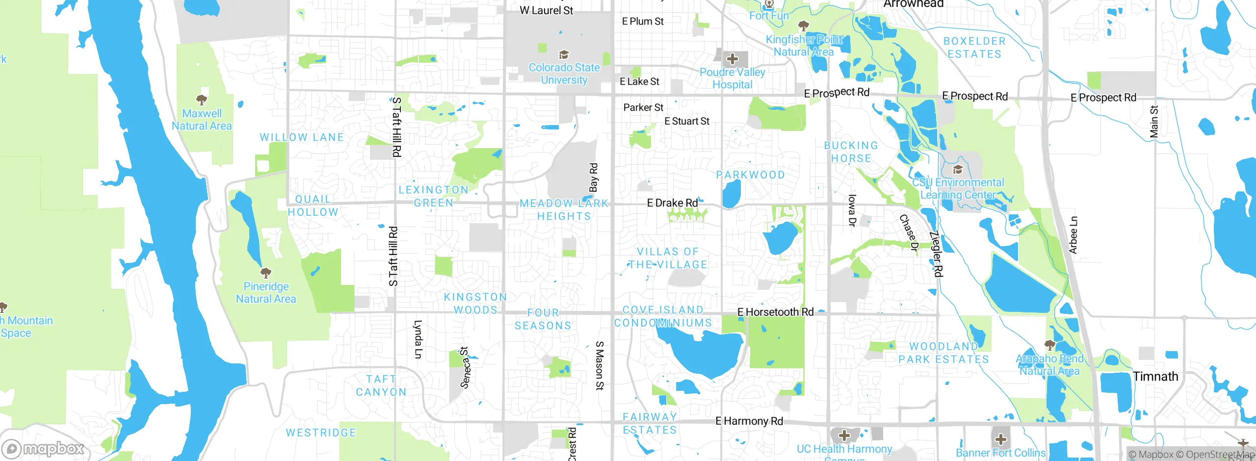 Map showing approximate location