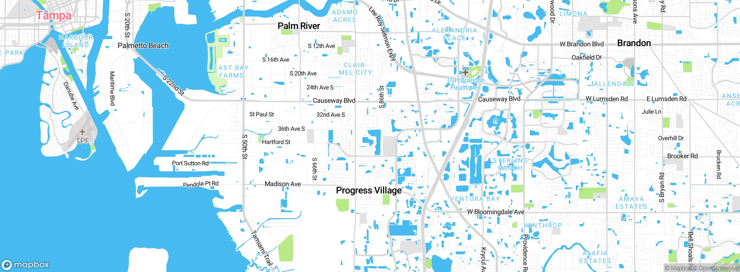 Map showing approximate location